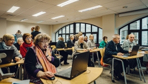 2019. aastal korrraldatud IT-vaatlik õpituba Rahvusraamatukogus. Foto Marek Metslaid