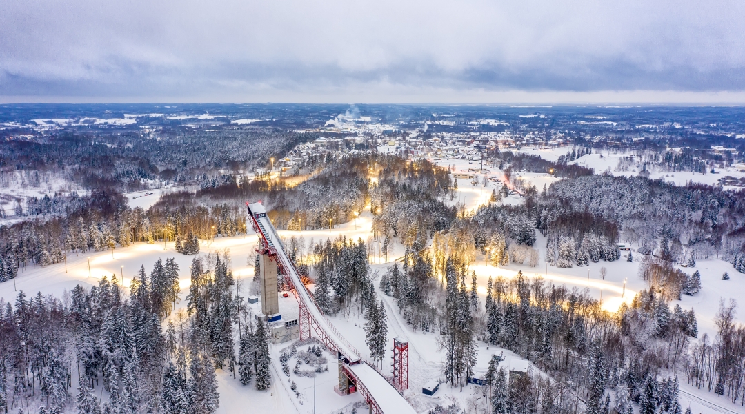 Tehvandi talv_droon Tehvandi Spordikeskus
