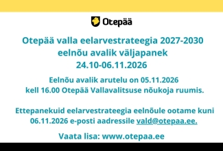 Eelnõustrateegia avalik väljapanek 2026